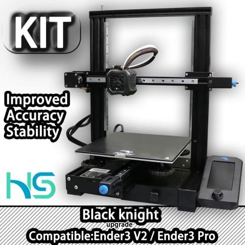 Black Knight Ender 3 v2/Ender 3 Pro 3d Printer Upgrade Kit,Includes kits and belt screws for genuine Hiwin Linear Rail