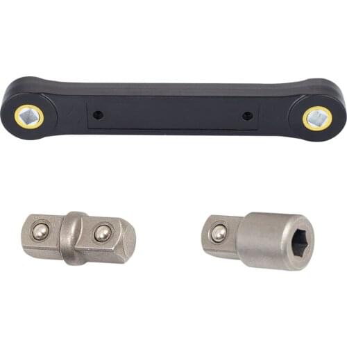 Extension Wrench Adapter Set Universal Hand Tool Vehicle Auto Replacement for Household Metal Easily Handle Parts For Dropship