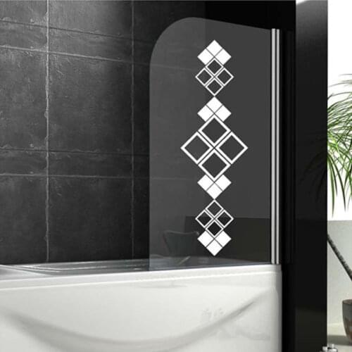 Bathroom wall stickers ORNAMENT Shower screen stickers WALL DECALS