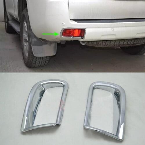 OUBOLUN ABS car accessories Car body kits rear foglight cover 4pcs For TOYOTA 2014 Prado