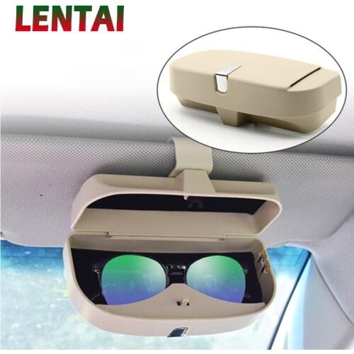 OVERE NEW 1PC Car Glasses Storage Case & Card clip For Ford Focus 2 3 Fiesta Mondeo MK4 Ranger Toyota Corolla chr RAV4 yaris