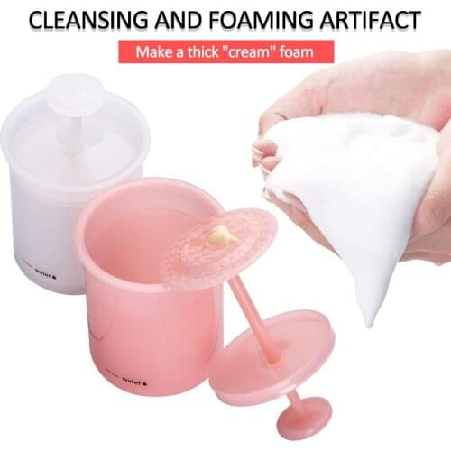 Foaming Clean Tool Simple Face Cleanser Shower Bath Shampoo Foam Maker Bubble Foamer Device Face Skin Care Tool