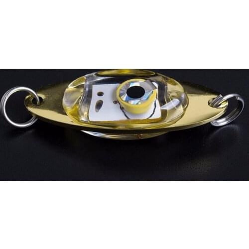 2pcs/pack LED Fish Lures Bait Light TOPIND Outdoor Mini Deepwater Fish Shape Led Flashing Lamp Light Fishing Tackle Lure Bait