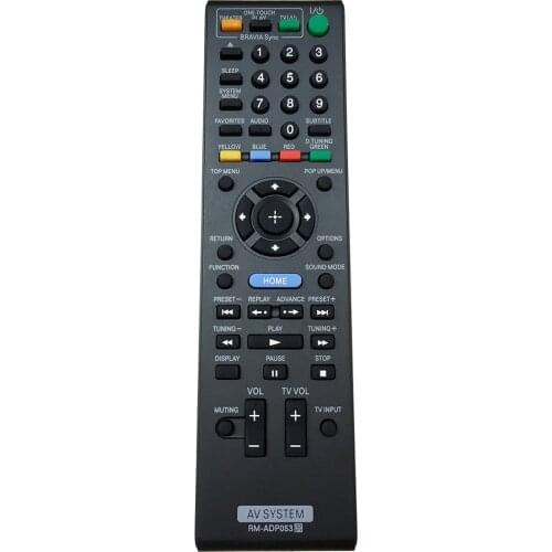 Remote control Replace for SONY AV System For DVD Home Theater Audio Blu Ray Disc Player HBD-E770W BDV-T77
