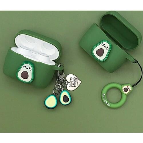 Silicone case For Meizu POP 2 Case Cute Avocado / flower Keychain Bluetooth wireless Earphones Silicone Case