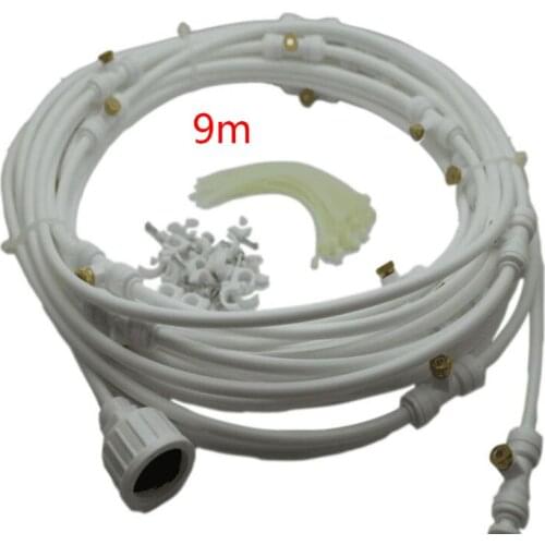 6/9/12m Garden Tap Water Low Pressure Spray Set Atomization System Patio Cooling Misting Greenhouse Watering Irrigation Kit