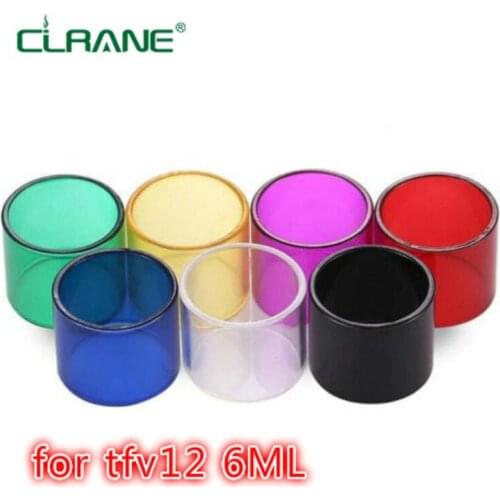 7PCS/pack FATUBE Glass Tube for Kylin M 3ML(ships one of each color ) / TFV12 6ml