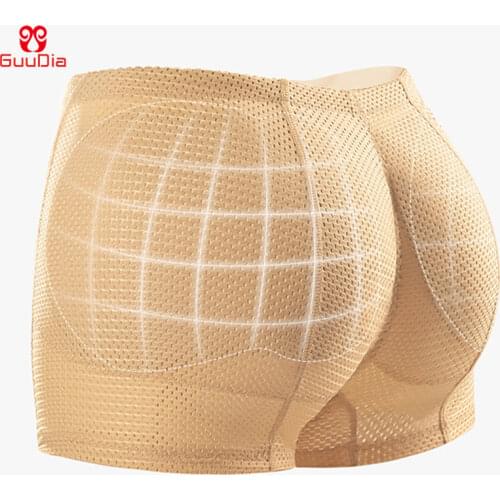 GUUDIA Womens Butt Lifter Seamless Hip Enhancer Underwear Booty Pads Shaper Boyshorts Breathable Booty Shaper Body Shaper