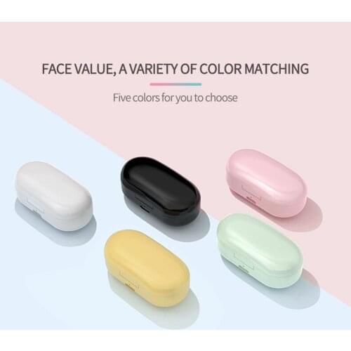 TW60 bluetooth headset 5.0 true stereo wireless motion i7s charging box mini microphone power display charging box wireless 3D s