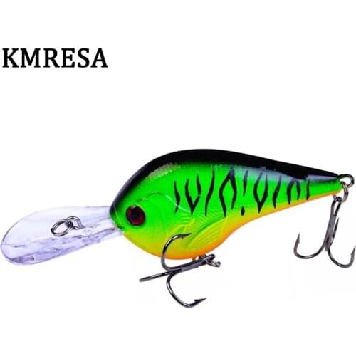 1pcs Crankbait fishing 9.5cm 10g Minnow Wobbler Artificial Crank Bait Bass Fishing Lure pike trolling pesca carp Fishing Tackle