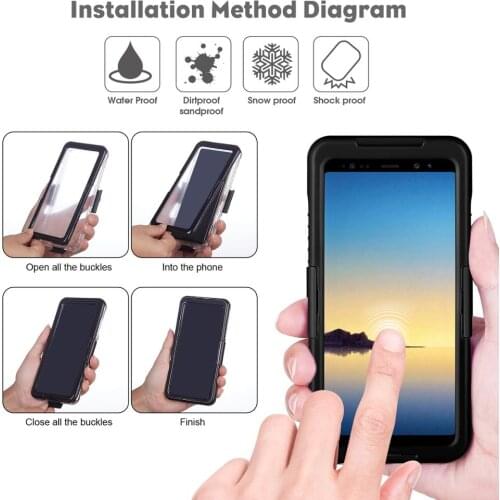 IP68 Underwater phone Case Suitable for Oneplus 8t mobile phone waterproof case