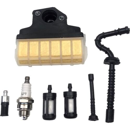 Air Fuel Filter Spark Plug Fuel Oil Lines Kit for STIHL 021 023 025 MS210 MS230 MS250 Chainsaws