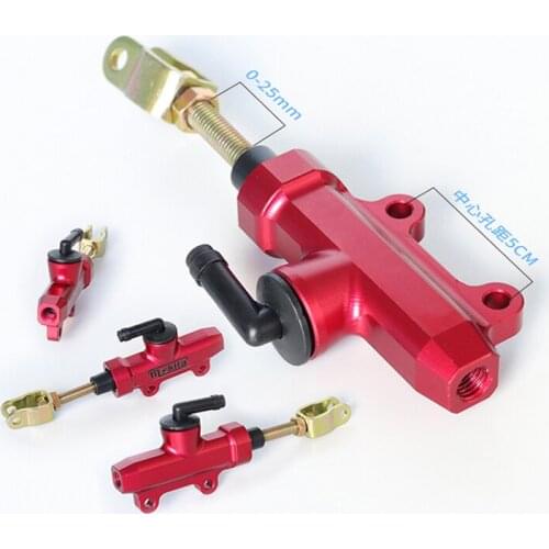 High Quality Rear disc brake pump Motorcycle accessories Hydraulic Clutch Master Cylinder Rod Brake Pump M10x1.25mm Aluminum