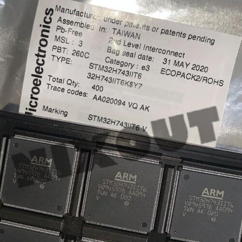 1PCS~10PCS/LOT 100%NEW Original STM32H743IIT6 STM32H743 QFP176