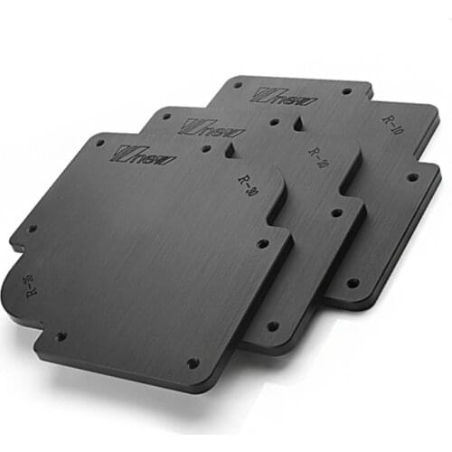 1PC R10 x R15 and R20 x R25 and R30 x R35 Corner Jig Template For Router/Trimmer + 1PC 1/4" Router Bit with Double Bearings