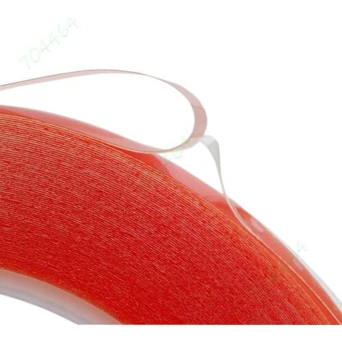 100pcs /lot 2mm x 25M Clear Double Sided Strong Adhesive Acrylic Tape For CellPhone LCD Screen