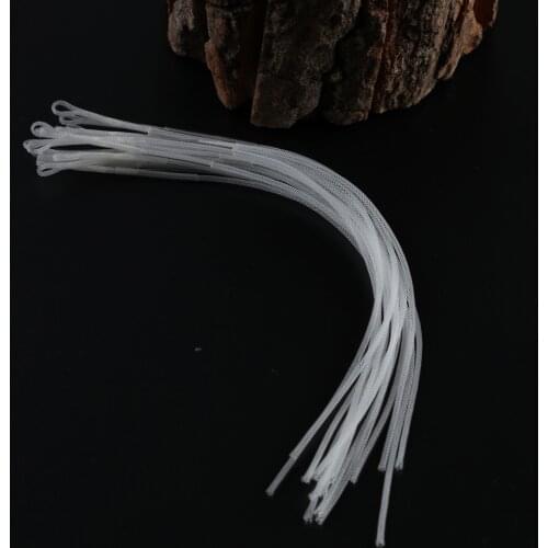 15 Pieces Braided Loops Connector 30LB 50LB Fly Line 17cm Leader Floating Nylon Wire Fishing Tackle Accessories