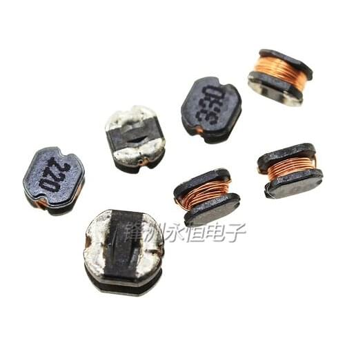 20PCS/lot SMD Power inductor CD75 3.3/4.7/6.8/10/22/33/47/100/220/330/470UH