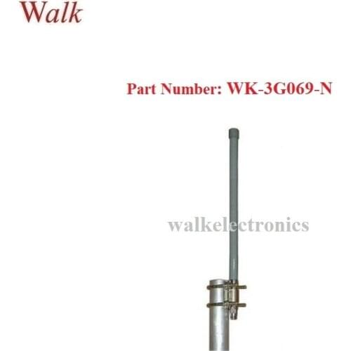 35cm 6dbi high gain gsm 3g fiber glass antenna N male weatherproof bracket mount gprs 2g 3g multi band glass fiber antenna