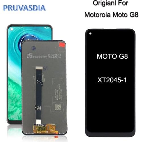 6.4'' Original LCD For Motorola Moto G8 LCD Display Touch Screen Digiziter Assembly For Moto G8 XT2045-1 LCD
