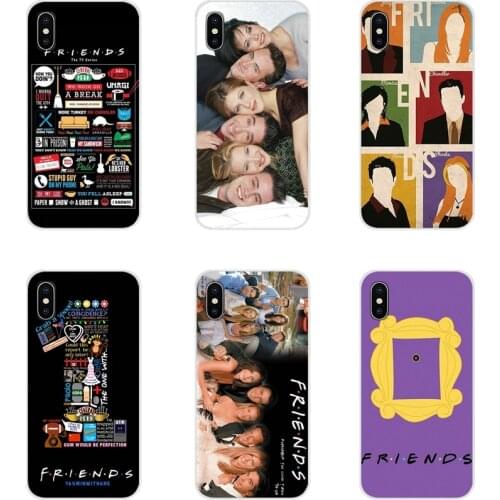Accessories Phone Cases Covers For Xiaomi Redmi 4A S2 Note 3 3S 4 4X 5 Plus 6 7 6A Pro Pocophone F1 FRIENDS DOOR FRAME PEEPHOLE