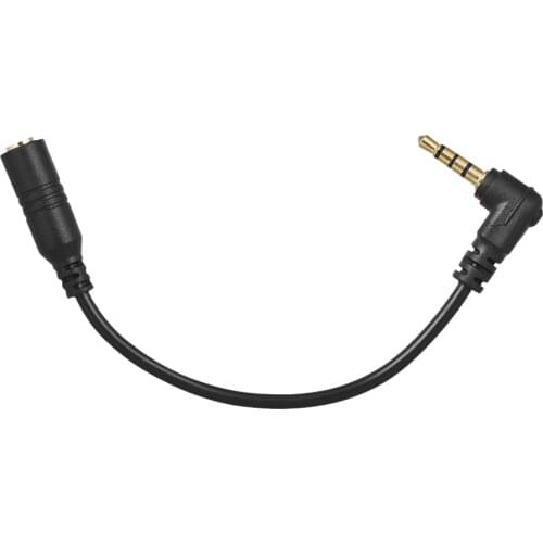 Andoer EY-S04 3.5mm 3 Pole TRS Female to 4 Pole TRRS Microphone Adapter Mic Converter for iPad iPhone Samsung Huawei Smartphone