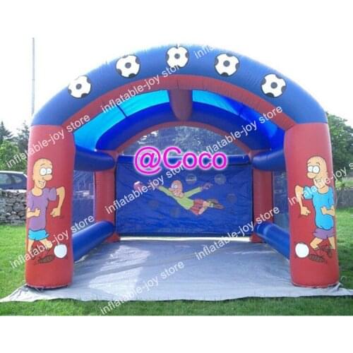 Free shipping inflatable football shootout game, 3*3m inflatable soccer dart goal/good quality inflatable sport games
