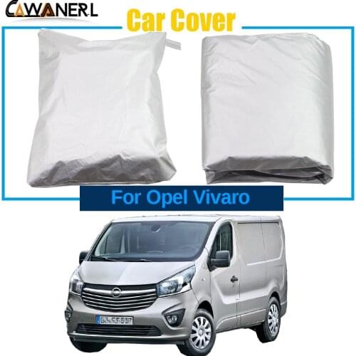 Full Car Cover For Opel Vauxhall Vivaro 2001-2020 Outdoor Anti-UV Sun Snow Rain Dust Protection Windproof MPV Cover