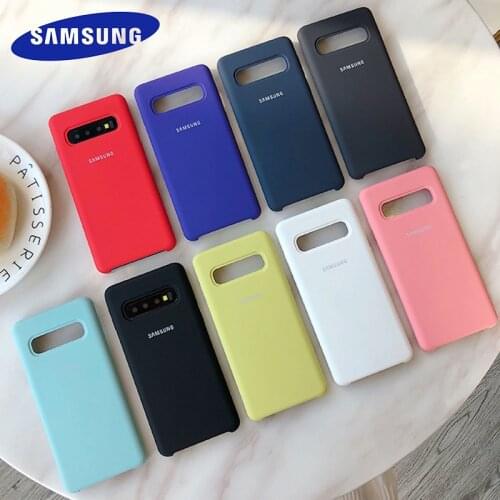 Samsung Galaxy S10 S9 S8 Plus S10e Case Silky Liquid Silicone Cover for Galaxy Note 8 9 10 10+ S10+ S9+ S8+ Back Protective Case