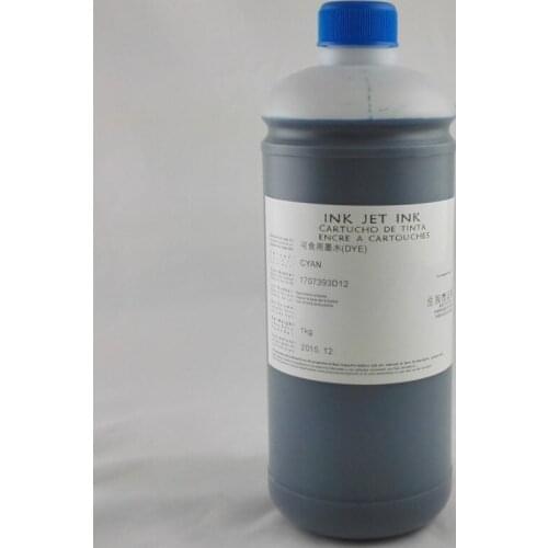 INK WAY 1000ML Cyan Edible ink suit for Epson & Canon etc printer , Cyan Food Ink cake ink
