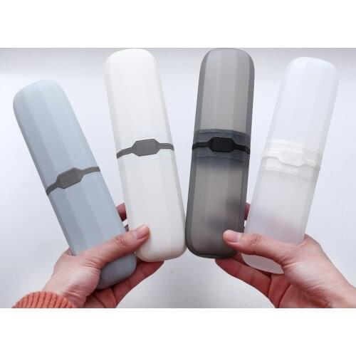Hot Sale Travel Toothbrush Case Stretchable Toothpaste Holder Container Anti Bacterial Adjustable Box Dropship