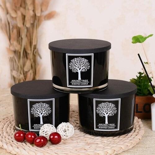 Essential Oil Soy Wax Scent Candle Glass Jar Fragrance Aromatic Burn 48 Hours