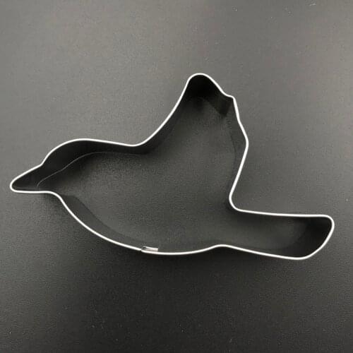 Flying Bird Shaped Stainless Steel Biscuit Cookie Cutters DIY Stainless Steel Cake Mold Kitchen Bakeware Tool Baking Mold
