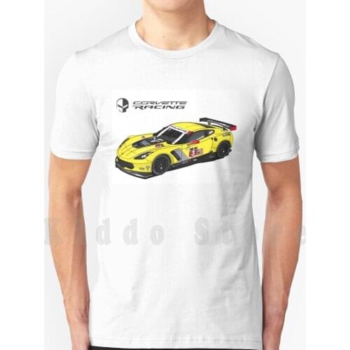 Corvette Racing C7R T Shirt Men Cotton Cotton S-6Xl 24H Of Le Mans Corvette Race Car Chevrolet