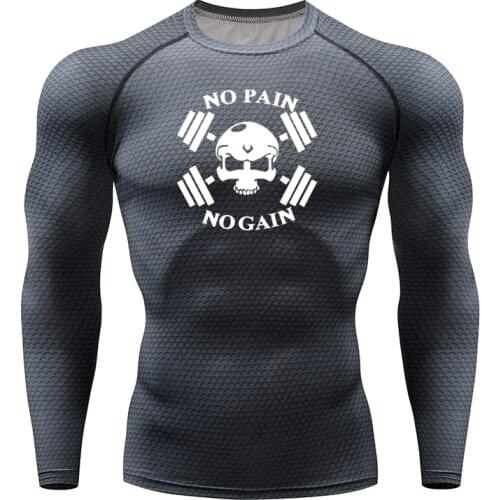 Men Gorilla Running T-shirt Snake Gym Clothing Fitness Top Rashguard Football Wear Quick-drying Sports Shirt Men