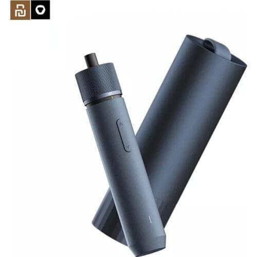 HOTO 1500mAh Straight Handle Electric Screwdriver With 12 Bits 3 Speed Torque Rechargeable Daily Screwdriver Kit Portable