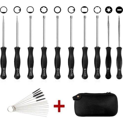 Jewii Carburetor Adjustment Tool Screwdriver+Carburetor Cleaning Kit+Carrying Case for Common 2 Cycle Small Engine STI