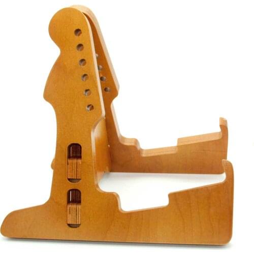 Fashion Guitar Stand Holder Universal Pine Solid Wood Instrument Vertical Display Ukulele Bass Violin String Guitar Accessories