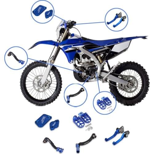 Motorcycles Foot Pegs Brake Cutch Lever Gear Shift Levers Set For Yamaha YZ250F YZ450F YZF 250 450 YZ 250F 450F 2014 2015 2016