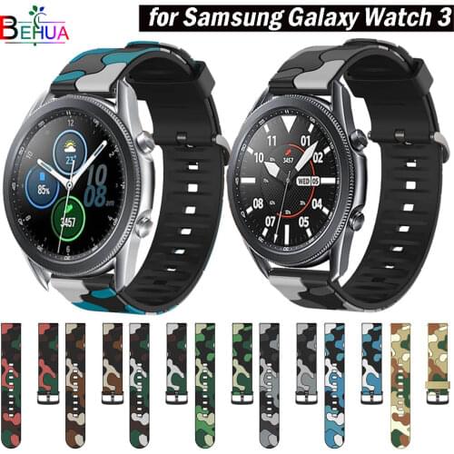 20/22mm Sport colorful Silicone watchBand for Samsung Galaxy Watch 3 41mm 45mm / For Huawei Watch GT 2 46mm 42MM Strap bracelet