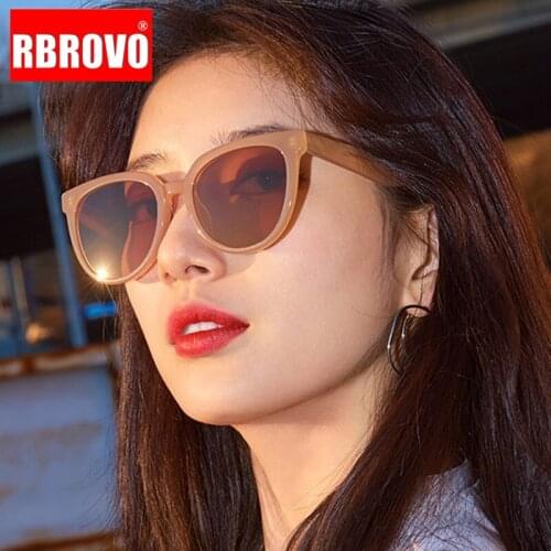 RBROVO Retro Women Sunglasses Cat Eye Sun Glasses For Women 2021Fashion Brand Designer Sunglasses Women Luxury Gafas De Mujer