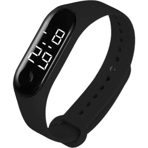 Sports Waterproof LED Electronic Watches Luminous Sensor Fashion Watches Men Women Watch Swiming Running Touch-Screen LED Watch