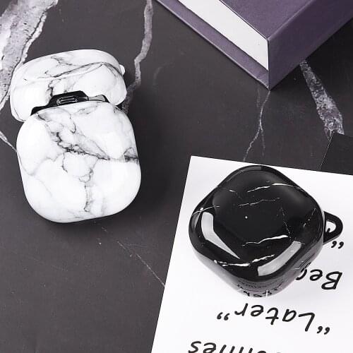 Marble Style Hard Case for Samsung Galaxy Buds Live Earphone Wireless Headset Shockproof Soft Protective Headphone Cover Shell