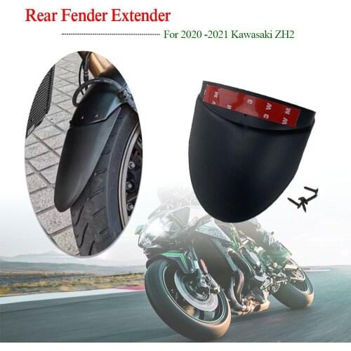 ZH2 Mudguard Extension For Kawasaki Z H2 2020 2021 Fender Extender Wheel Tire Hugger Mudflap Motorcycle Accessories