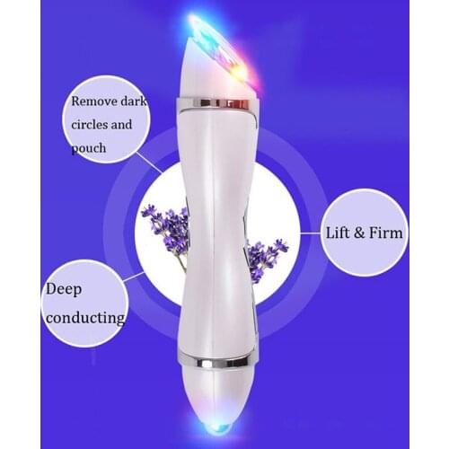 Eye Vibration Massager Eye Anti-Wrinkle Dark Circle Acne Remover Pen Face Lifting Galvanic Ions Beauty Instrumen A7