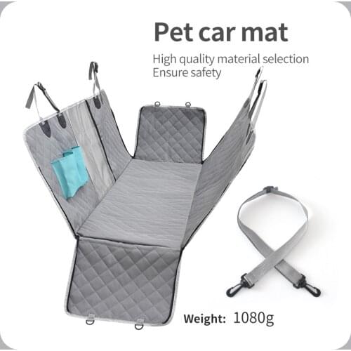 BPS Dog Car Seat Cover Cotton Waterproof Comfortable Pet Carrier Car Travel Mattress Foldable for Traveling Back Seat Cover