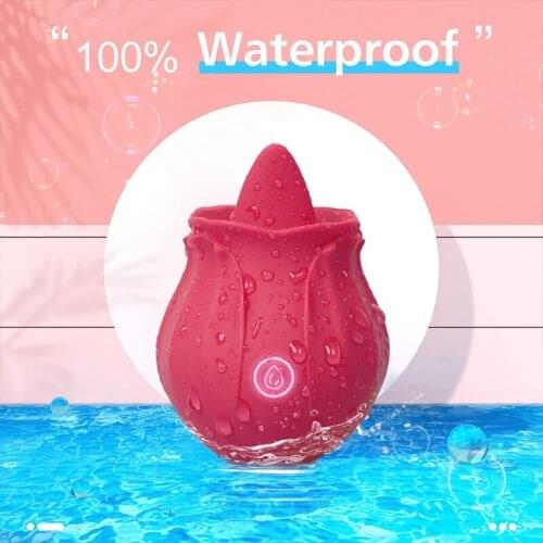 10 Frequency G-Spot Vibrator Tongue Licking Stimulator Nipple Massager Adult Rechargeable Sex Toy for Women Couples