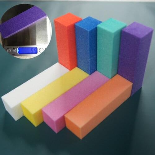 10 Pcs /lot Nail Shiner Buffer Buffing Block Sanding File 4 sided, 5 colors 240 grit nail/manicure sanding buffing block, LO11
