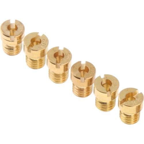 10pcs M5x0.80 Carburetor Main Jet Kit For Keihin PWK FCR OKO KOSO 85-105