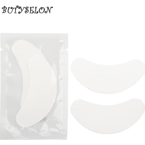 100pairs Under Eye Gel Patches Sticker Lint Free Eye Pads Lash Makeup Beauty Tools for Eyelash Extension
